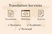 translate your text in english to thai, chinese, polish