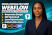 design webflow website redesign 3d animated webflow development figma to webflow