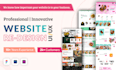 website redesign, figma website design, website UI UX design, figma landing page