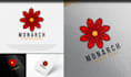 do paint watercolor flowers, watercolor logo
