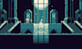 create 8bit 16bit pixel art character and looping lofi animation gif