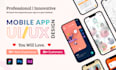mobile app uiux, app design