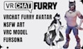 do custom furry avatar vrchat furry nsfw vrc model fursona