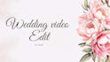 edit your wedding videos