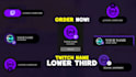 do eye catching lower third overlays for twitch streamers