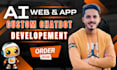 develop custom ai chatbot, ai web app or saas platform for your business