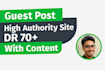 publish SEO guest posts on high authority sites