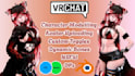 design, rig, and upload a custom vrchat nsfw avatar, furry avatar with outfits