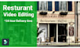 do professional resturant video editing