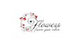 design natural flowers farm logo