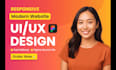 do figma design, figma website design, website UI and UX
