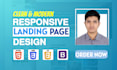 responsive landing page design