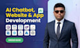 develop chatgpt ai mobile apps, websites, ai saas apps, ai chatbots, ai agents