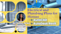 do autocad mep dwgs, electrical and plumbing plans for homes