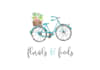 design beautiful classic flowers logo