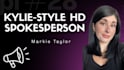 build professional HD spokesperson videos kylie jenner style