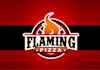 design ideal unique flaming pizza logo