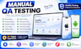 qa test and review website and app with UI UX and functionality testing