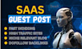 do saas guest post, link insertion on high da saas blogs with saas backlinks