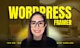 design a wordpress or framer website for your business