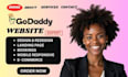 godaddy website redesign, godaddy website design, design godaddy website