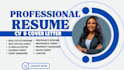 write a professional resume tailor for finance, insurance, and real estate jobs