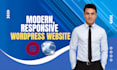 design a modern, responsive wordpress business website using elementor