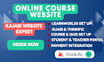 setup kajabi online course website thinkific moodle forento graphy learnworlds