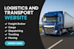 create a professional logistics, freight, trucking, and dispatch website