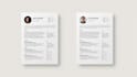rewrite and redesign your resume with modern,clean template