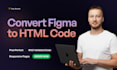 convert figma to HTML, CSS and javascript