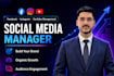 be your social media manager and social media marketer