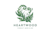 design hand drawn tree nature theme wellness logo