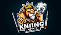 design awesome  king lion smoking mascot logo within 1 day