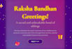 most beautiful raksha bandhan greeting