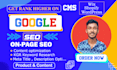 on page SEO and kgr keyword research