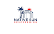 design modern coastal re screening business logo