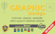 edit, recreate, or design any graphic in coreldraw and photoshop