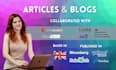write monthly bulk articles blog content SEO