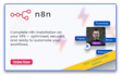 install and optimize n8n on your vps with full security, auto updates and backup