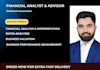 be your data analyst to do ratio analysis and financial management