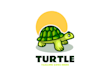 make a high quality simple turtle shell logo  in one day