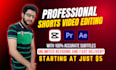 do professional shorts video editing with subtitles