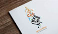 write arabic islamic tughra calligraphy logo in vector