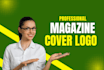 design professional magazine cover logo