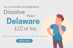dissolve, terminate or close delaware llc and close ein