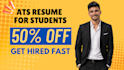 create an ats resume for students and entry level jobs