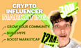 promote your crypto project on my crypto influencer tiktok