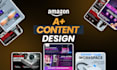 create amazon a plus content, image editing and  amazon ebc design