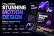 make animated promos with motion graphics